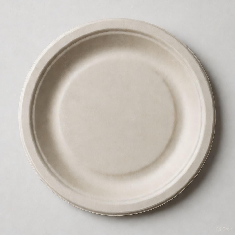 Chitosan-coated paper plate
