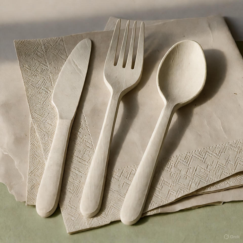 Combo set (knife + fork + spoon + napkin)