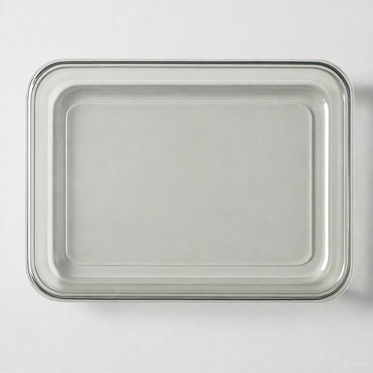 Rectangular tray