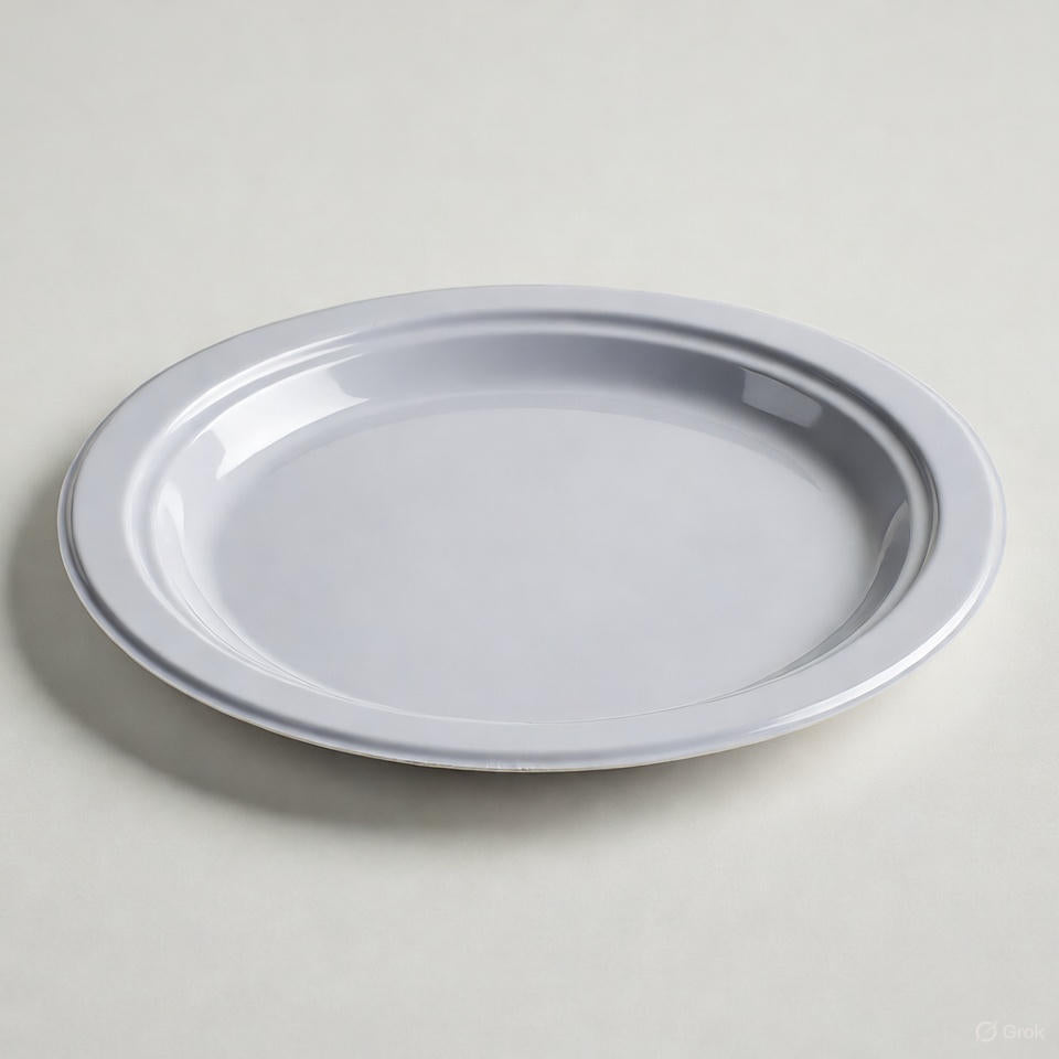 Oval catering plate